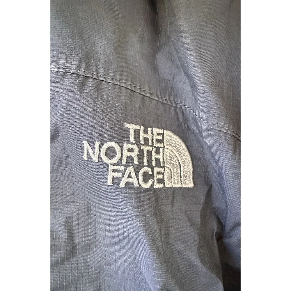 North Face Jacket Rain Windbreaker Hooded Men's XL Blue Resolve